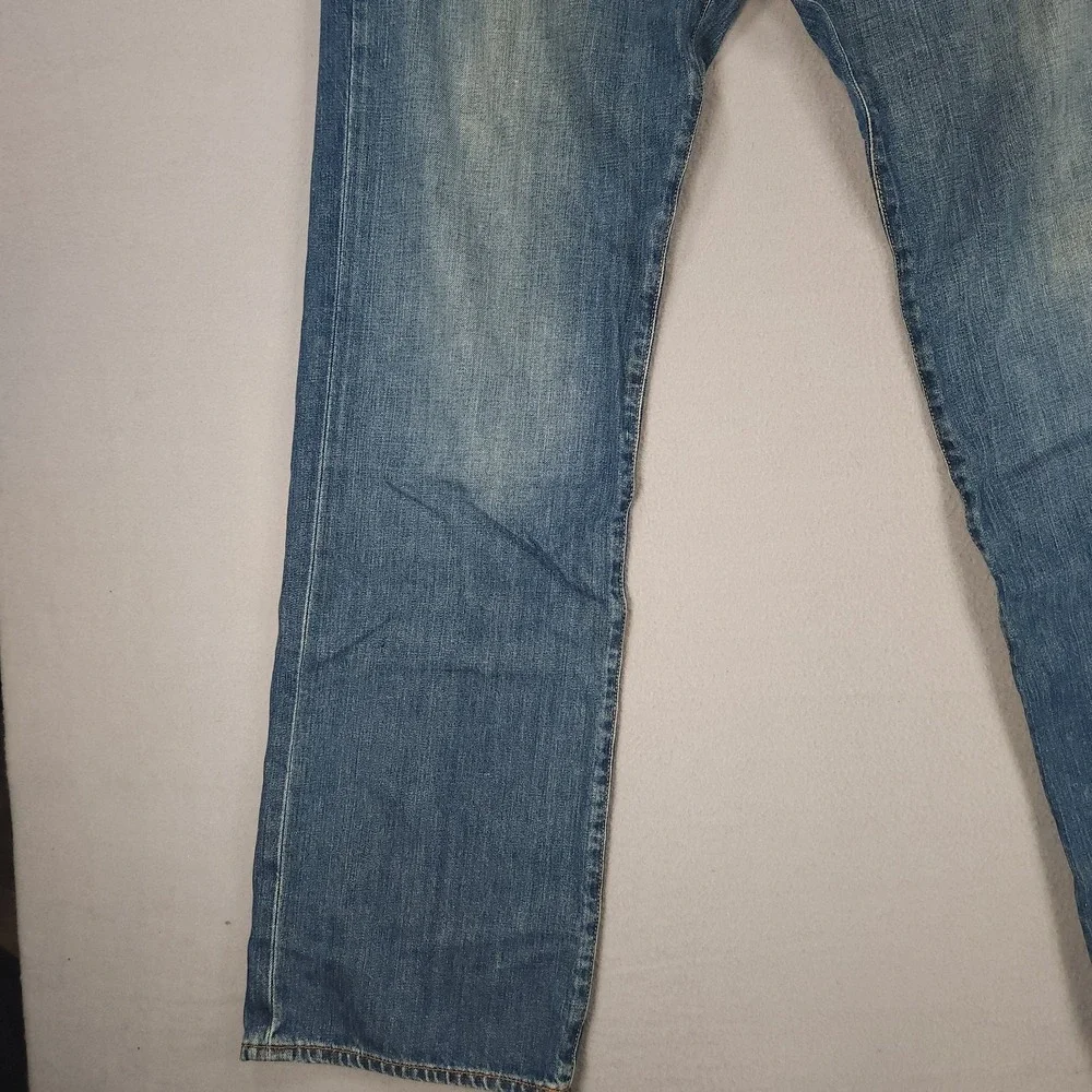 Lucky Brand Jeans Mens 34x34 Bootleg Y2K 100% Cotton Denim Bootcut - Picture 15 of 16